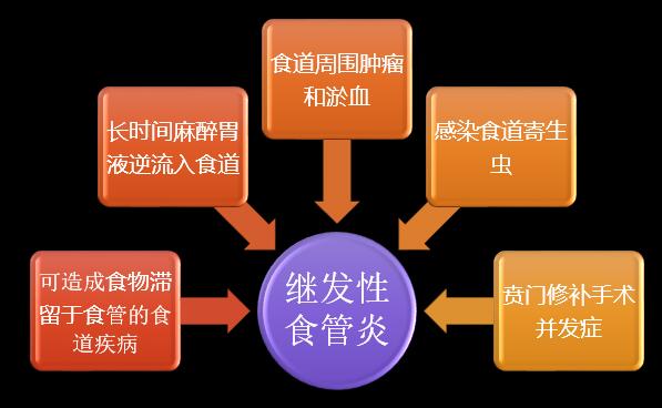 继发性食道炎的常见病因