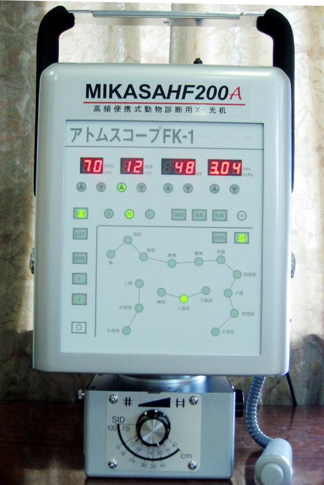日本米卡莎公司HF200A高频数字式小动物专用X光机